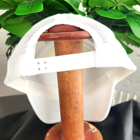 White and Red Trucker Hat - Picture 3 of 5